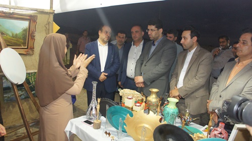 نمایشگاه مشاغل و کارآفرینی در منطقه سقالکسار افتتاح شد